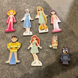 Colorful Character Cutout magnet accessories Set for Kids